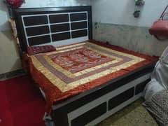 double bed with dressing and mattress Cont 03101606803