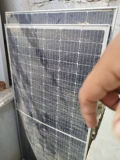 damaged solar panels