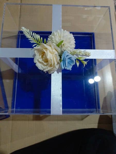 Large Acrylic Cake boxes/Wedding box (03021466006) 16