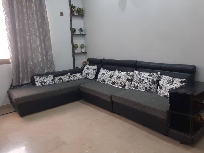 L SHAPE SOFA SET 0