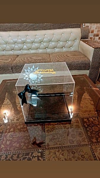 Wide Range of Acrylic Gift Boxes ( 03021466006) whatsapp 0