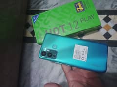 Infinix hot 12 play (4 64) with box no open repair