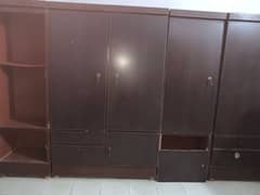 2 wardrobes 2 doors and 2 single wardrobes for sale 0