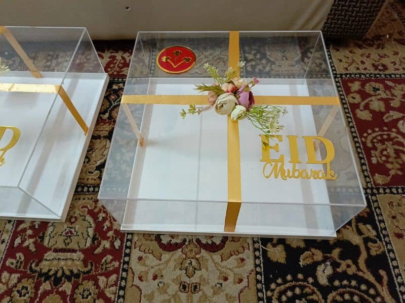 Premium Quality Acrylic Gift boxes ( 03021466006) 2