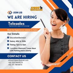 FEMALES STAFF REQUIRED | JOBS | TELESALES
