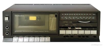 Technics Amplifier Cassette Player Tuner