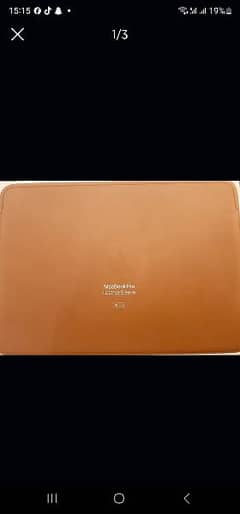New Mac book pro  leather cover