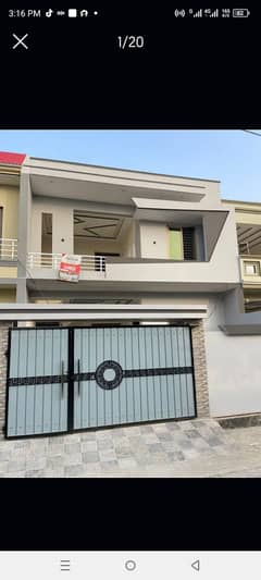 Bashir town Rafi qamar road new brand luxury 6.5 marly double story house for sale 0