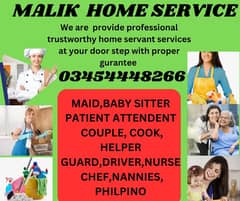PROFESSIONAL MAID,BABY SITTER, PATIENT ATTENDANT, COOK, HELPER. . . .