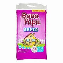 Bona Papa Super original Diaper - X-Large Size 5 (+13kg) - 50 Pcs Pac