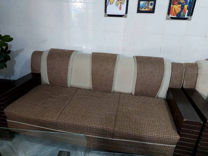 5 seat sofa with tables 5