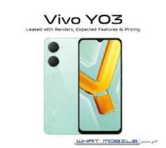 Vivo Y03 Brand new condition With Box+Charger