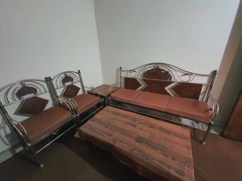 5 seater sofa set along with table 5x3 2