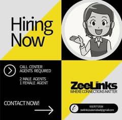 experienced Agents required in call center