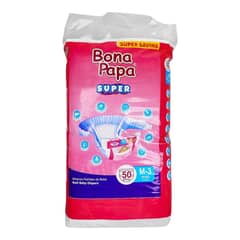 Bona Papa Super original Medium Size 3 Baby Diapers - 50 Pcs