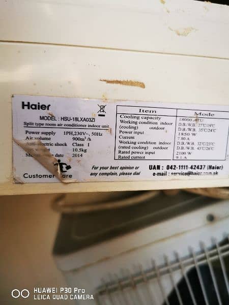 Haier Ac 1.5 ton 1