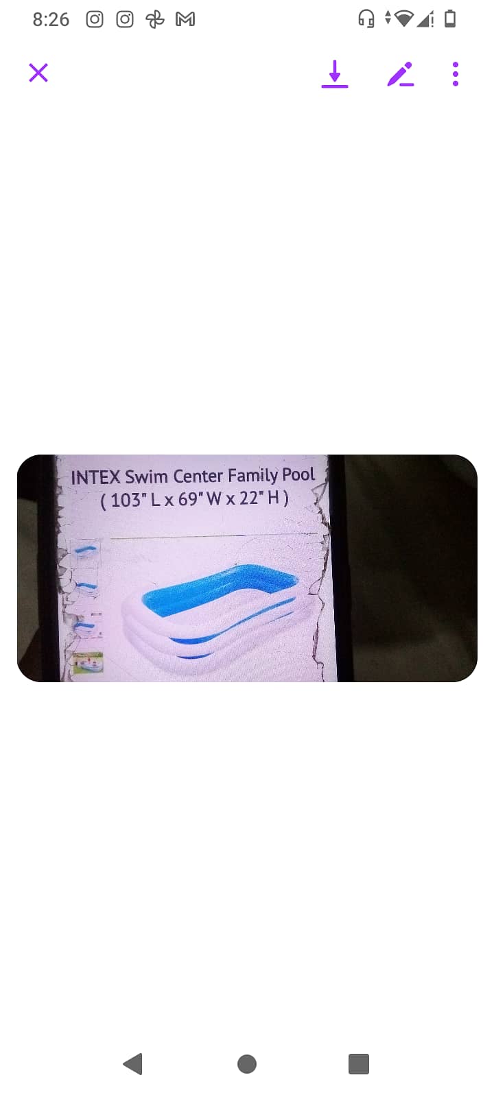 INTEX swimming pool 0