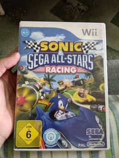 Sonic Sega All Stars Racing Wii Pal Disk