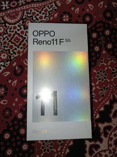 Oppo Reno 11f 5g brand new just box open 6