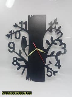 1 pc tree shaped wall clock 0