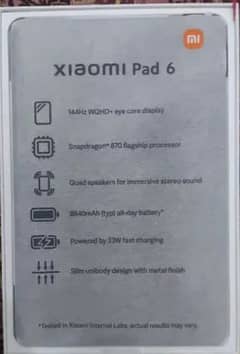 Xiomi Tab 6 8+5GB 256GB 0