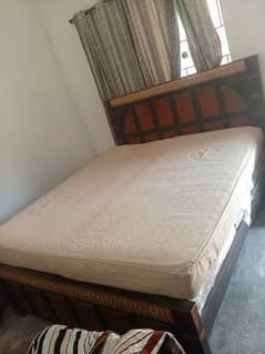double bed for sale with two foams 0