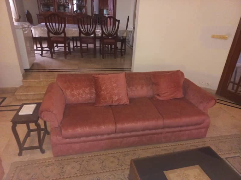Salam i am selling 2 sofa sets both are 5 seater 2