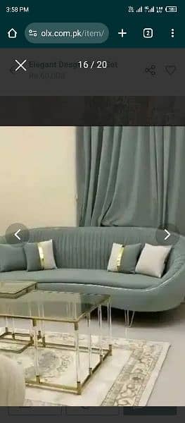 luxury homes sofa set 5