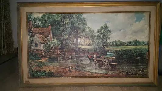 "The Hay Wain" Famous Antique Painting Copy 0
