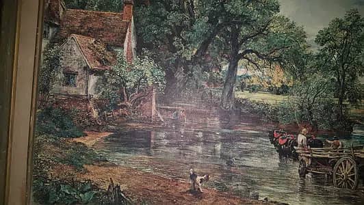 "The Hay Wain" Famous Antique Painting Copy 3