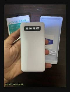 Portable 10,000mah Power Bank With Digital Display