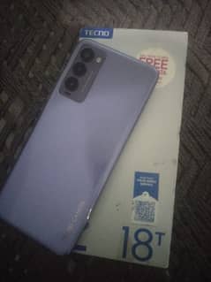 Tecno canon 18 T  128+4 GB  Colour iris purple