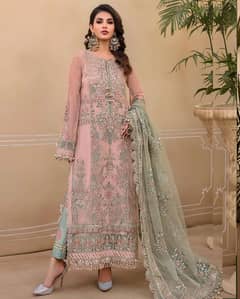 Maria B | Embroidered Heritage Collection 2023 | Sea Green BD-2607