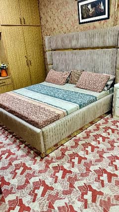 new king size bed and side tables latest design for sale 0