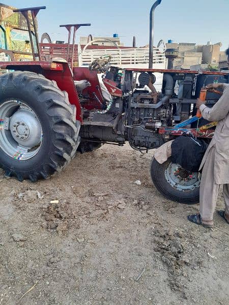 375 tractor Massey plus trala 12.7 mokamal pair 2