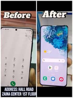 Crack Glass change SamsungS10+S8+S20ultraS23Note10plusNote20UltraNote8