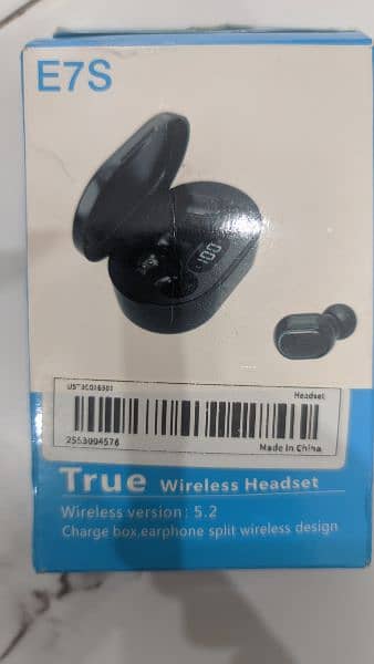 True wireless Bluetooth E7S 3