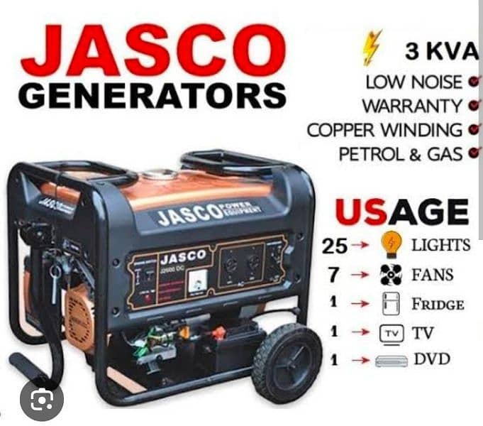 Jasco 3KVA Generator 5