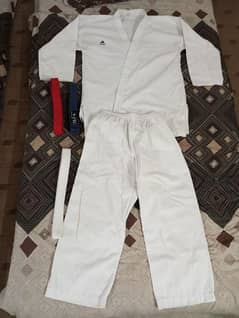 karate kit with belts