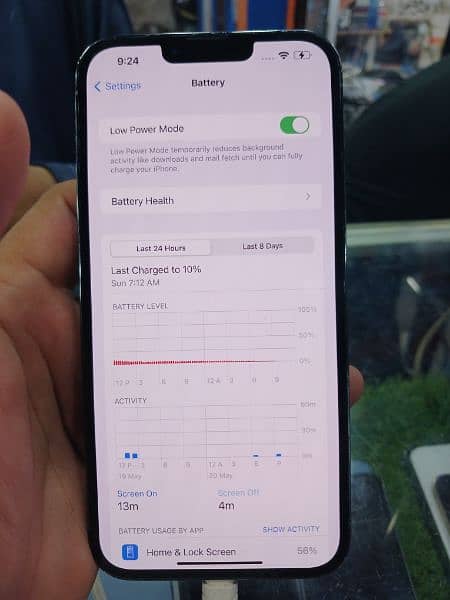 I Phone 13 Pro Max 128gb Battery Health 99% water pack JV 6