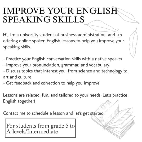 IMPROVE YOUR ENGLISH SPEAKING SKILLS 0