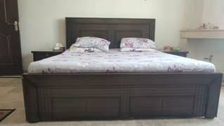 Double Bed with side tables