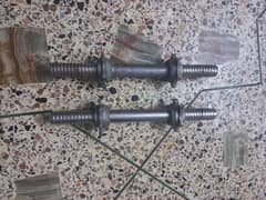 Dumbbell solid rods pair