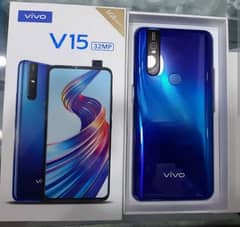 Vivo V15 with Box Orignal Charger Hand Free Transparent Back Pouch