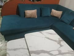 L shaped sofa 0