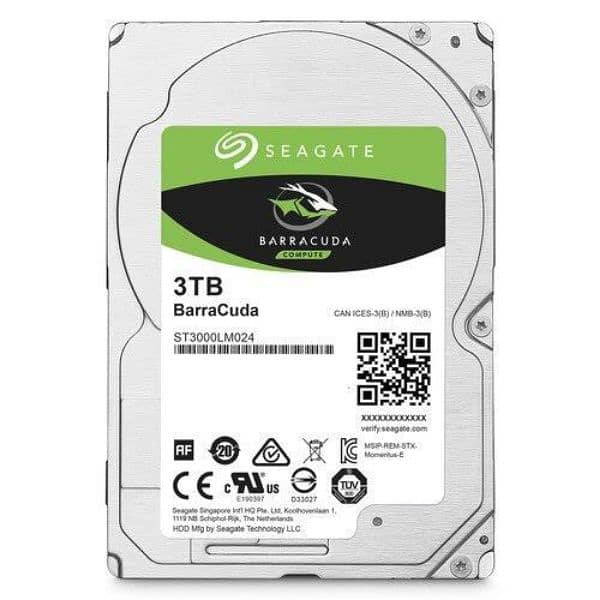 Hard Drive 3TB Brand new Available 2