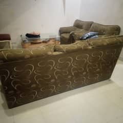 5 Seater sofa set in velvet