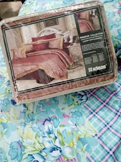 New Ideas Jaquard 8 piece Bedset Untouch, Bridal Bedsheet comforter