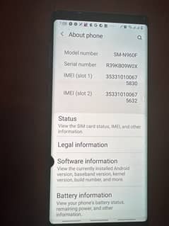 Samsung Note 9 SM-N960F