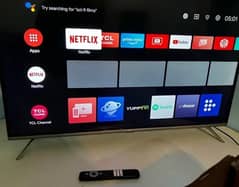 43''Full UHD 4K Tv  2GB Ram 16GB ROM original new scrachless condition